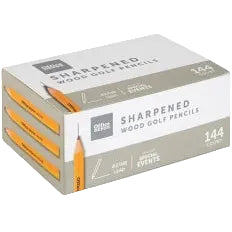 Sharpened Golf Pencils, #2 Pack Of 144