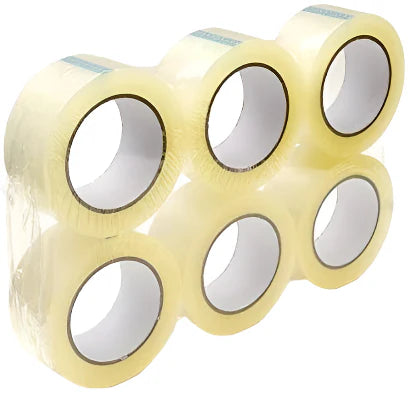 Clear Packing Tape 1.88" X 110 Yards 6 Pack