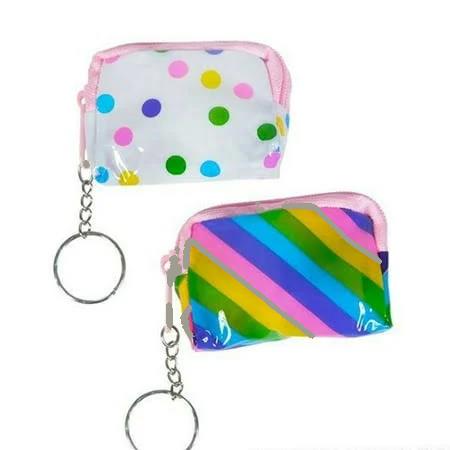 2.5" Coin Purse Keychain 12 Pcs