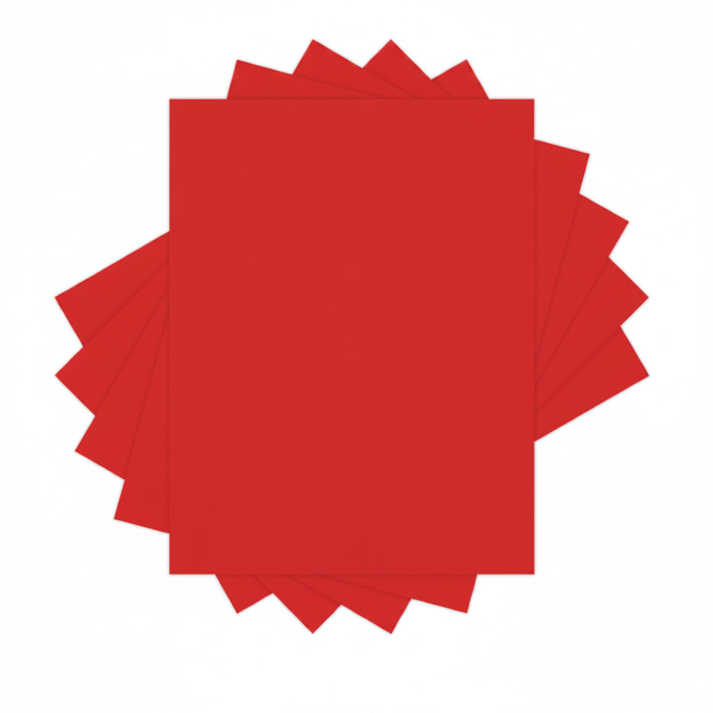 #67 Cardstock Paper 8-1/2 x 11 250 Sheets, Red