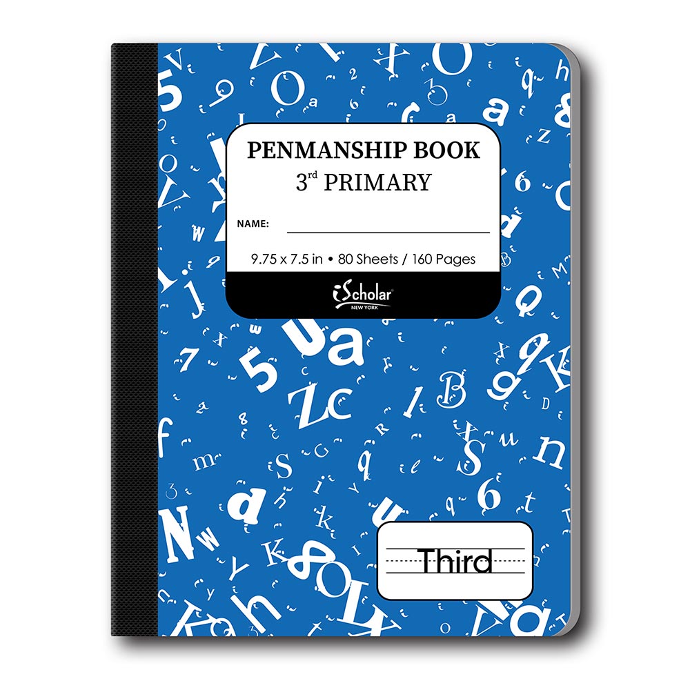 Primary 3rd Grade Composition Book Blue