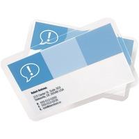 Laminating Pouches Business Card 2-1/4 x 3-3/4 5 mil clear 100/pk