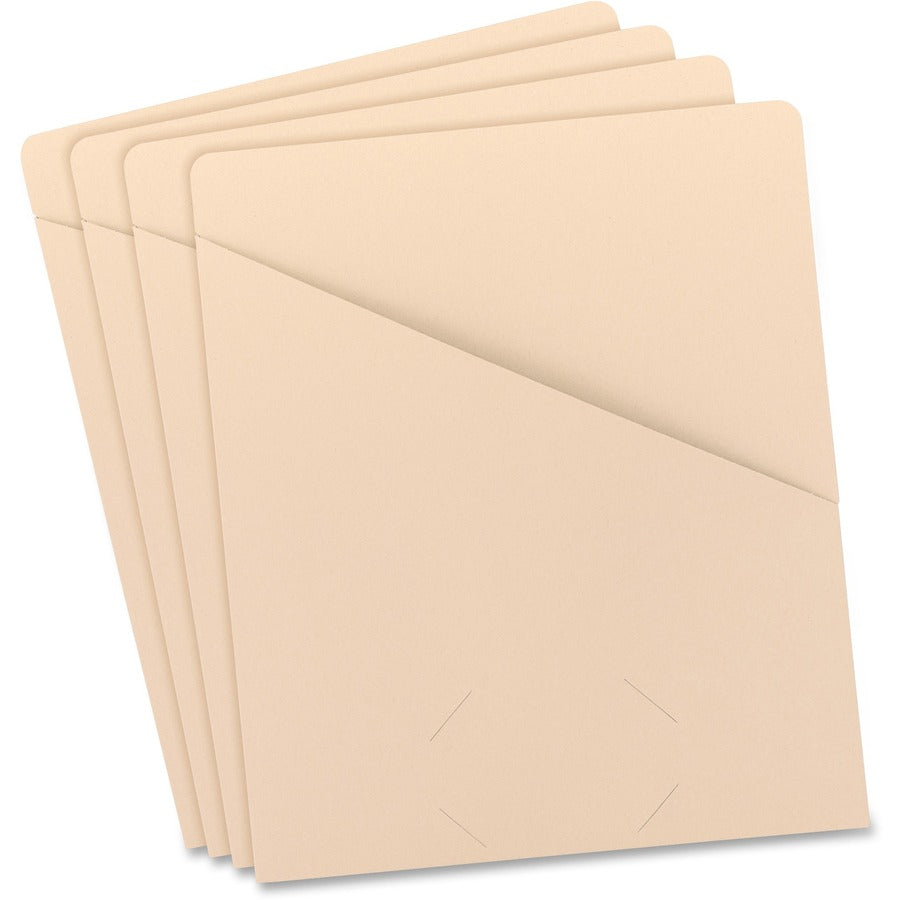 Slash Jackets, Letter Size, Manila 25/Pack