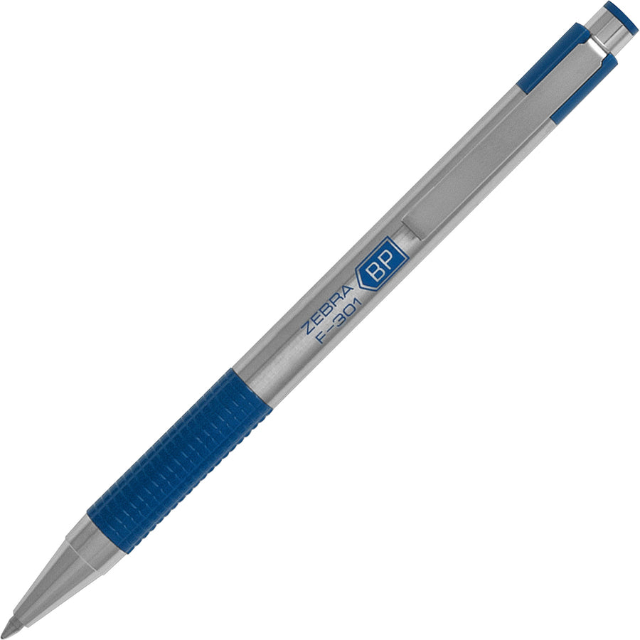Zebra Pen F-301 Retractable Ballpoint Pen 0.7mm Blue