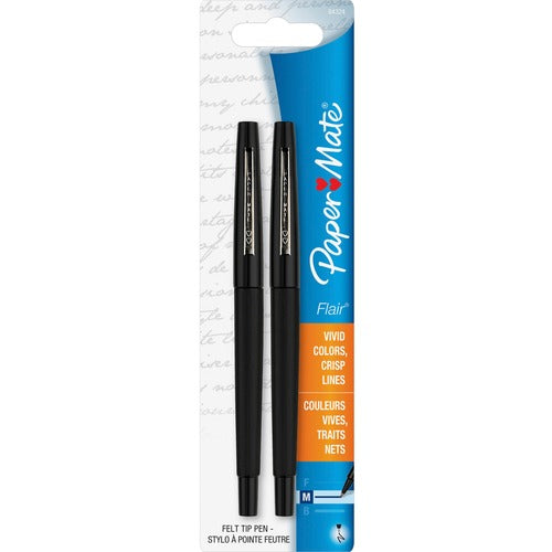 Paper Mate Flair Point Guard Felt Tip Marker Pens 2 Pack