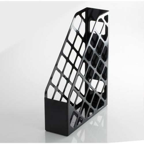 Plastic Magazine File, Black
