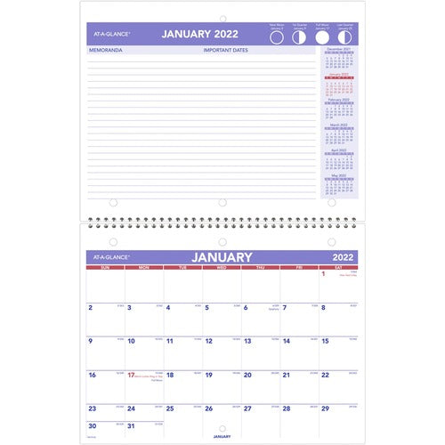 At-A-Glance Monthly Wall Calendar