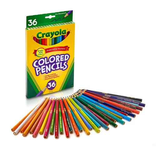 Crayola Color Pencils, Assorted Colors, Set Of 36