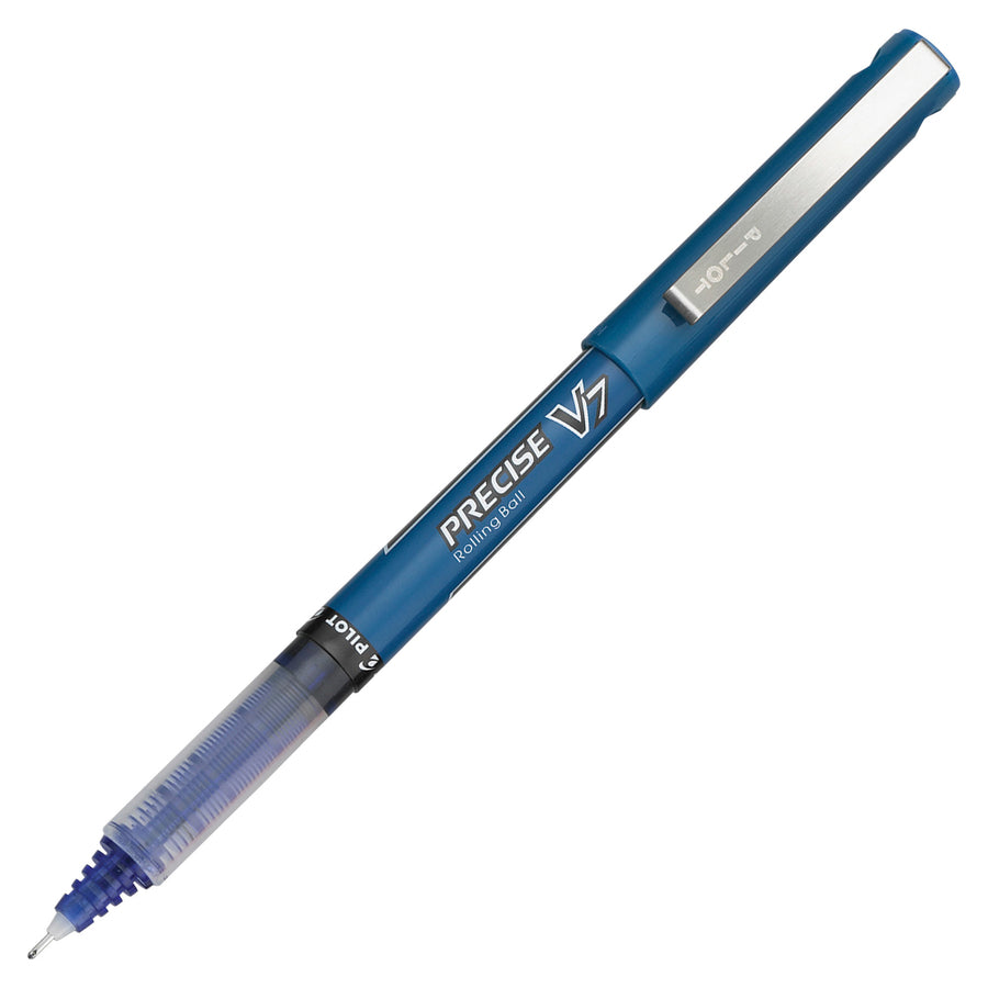 Pilot Precise V5 Liquid Ink Rollerball Pens, Extra Fine Point, Blue