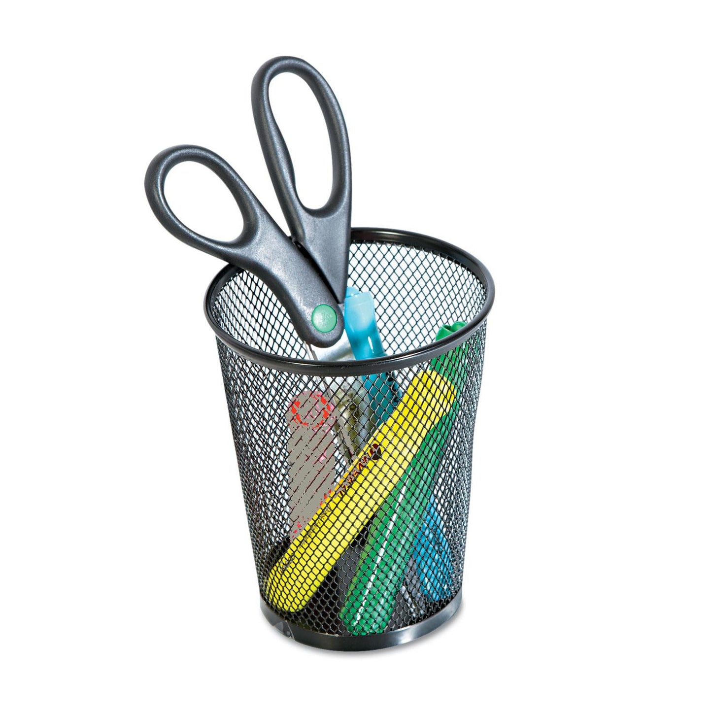 Jumbo Mesh Pencil Cup, Black