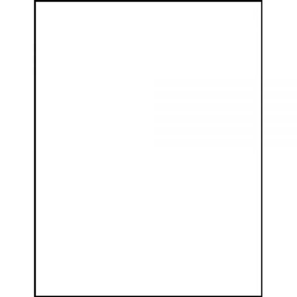 Clear Labels 1 on a page 50 Sheets/Box