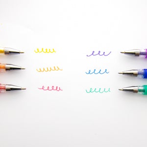 Essence Gel Pen 6 Glitter Color w/ Cushion Grip