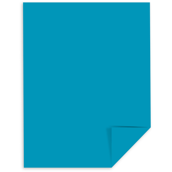 Copy Paper, 24lb, 8-1/2 x 11 500 Sheets Celestial Blue