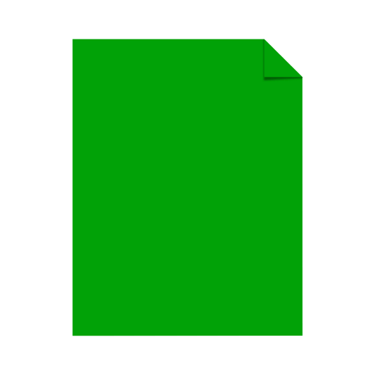 Copy Paper, 24lb, 8-1/2 x 11 500 Sheets Gamma Green