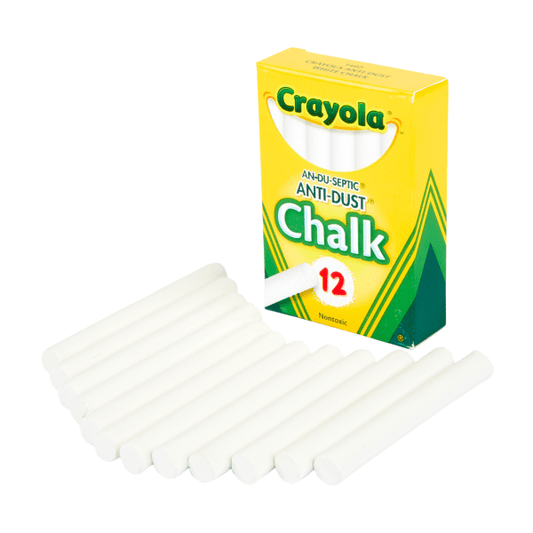 Chalk, White, 12 Sticks/Box