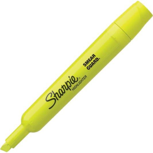 Sharpie Accent Highlighters, Chisel Tip, Fluorescent Yellow, Each