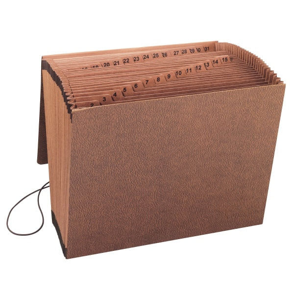 TUFF® Expanding File With Flap & Elastic Cord, 31 Pockets, 1-31