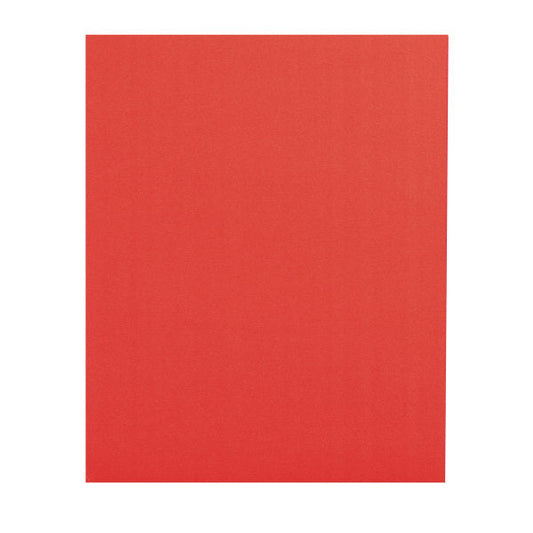 2-Pockets Paper Folder Red 25/Pcs