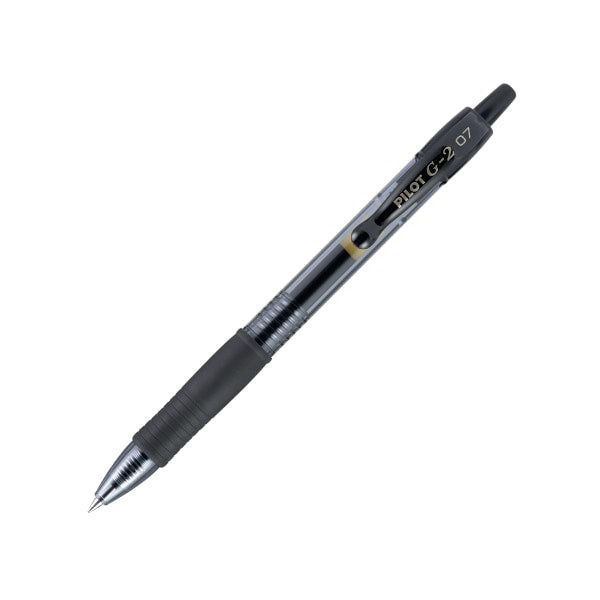 Pilot G-2 Retractable Gel Pens, Fine Point, 0.7 Mm, Black
