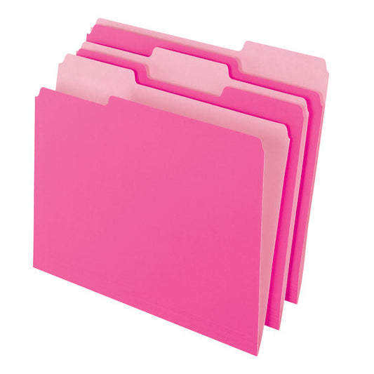 Pink File Folder 100 Pack