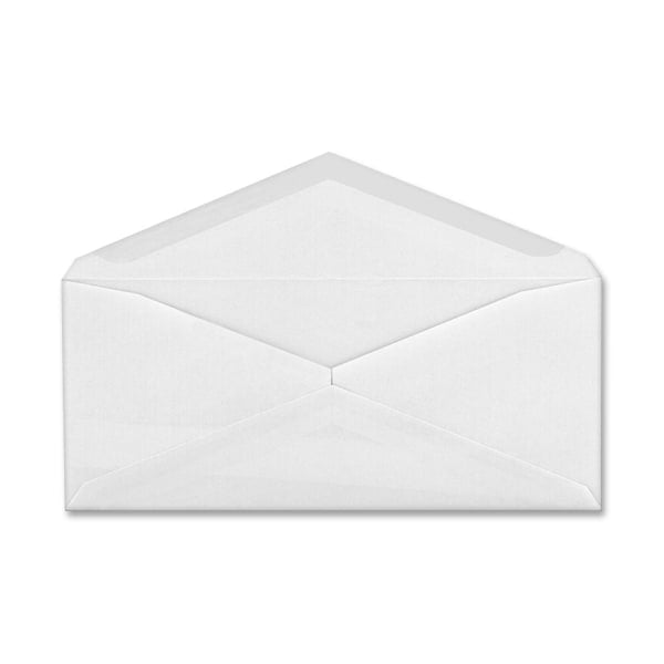 Mead #10 Plain White Self-Seal Business Envelopes 50 Count