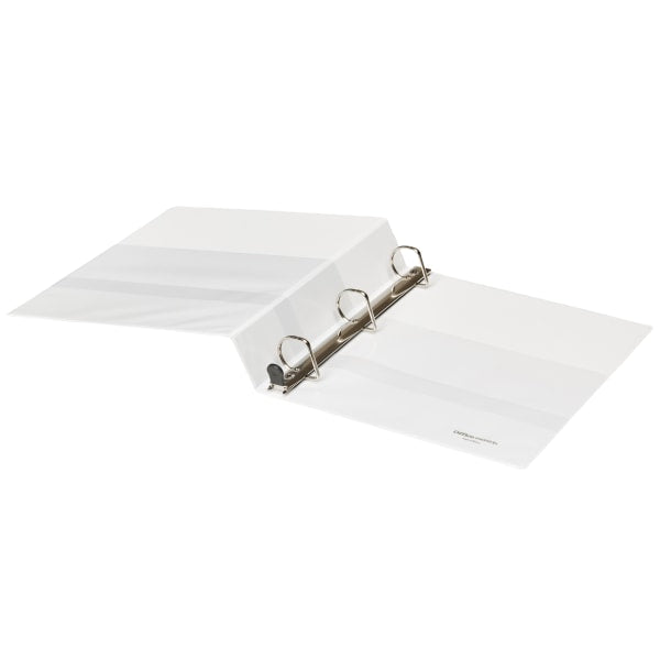 Heavy-Duty View 3-Ring Binder, 1.5" D-Rings White