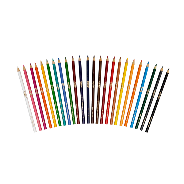 Crayola Color Pencils, Assorted Colors, Set Of 24