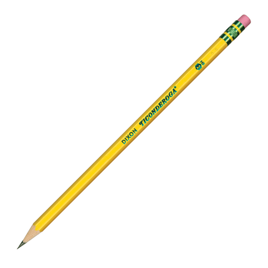 Ticonderoga® Pencils, #2 Lead, Medium Soft, Pack Of 12