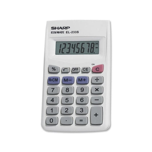 Sharp EL-233SB Handheld Basic Calculator