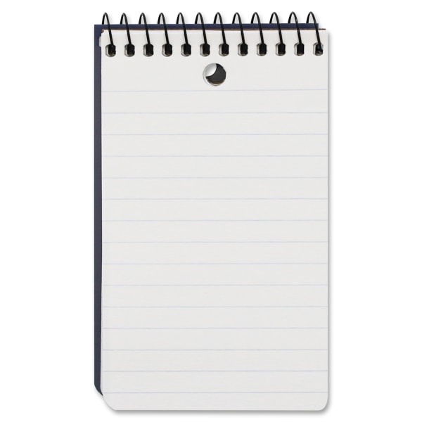 Mead Wirebound Top-Opening Memo Book, 3" X 5", College Ruled, 100 Sheets