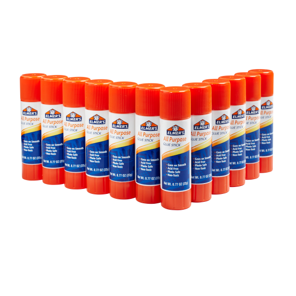 Elmer’s All-Purpose Glue Sticks, 0.77-Ounces Each, 12 Count