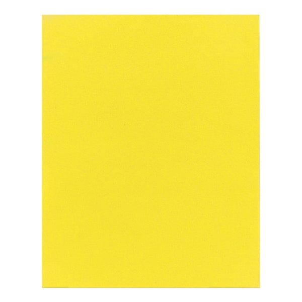 2-Pockets Paper Folder Yellow 25/Pcs