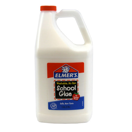 Elmer's White Washable School Glue, 1 Gallon