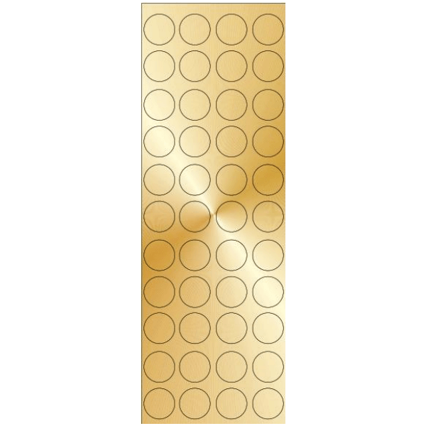 Gold Dots (Medium) 6-Sheet pack