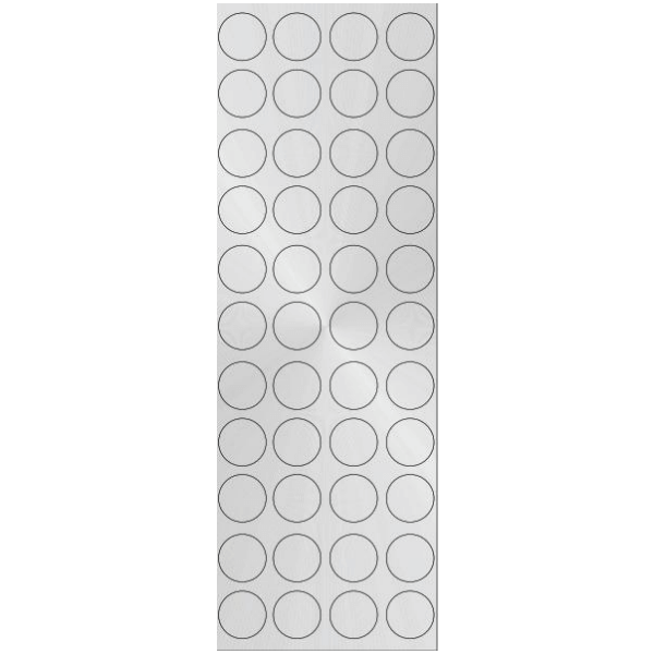 Silver Dots (Medium) 6-Sheet pack