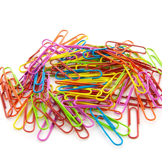 Paper Clip Jumbo Color (100/Pack)