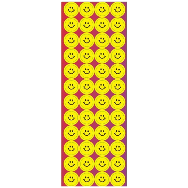 Smiley Circle Stickers (Small) 6-Sheet pack