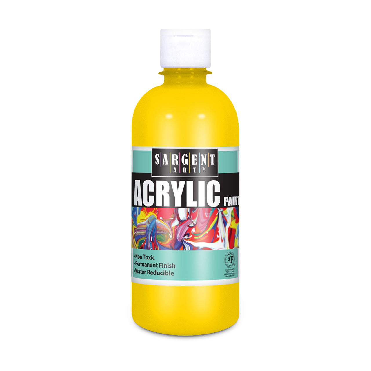 16oz Acrylic Paint Yellow