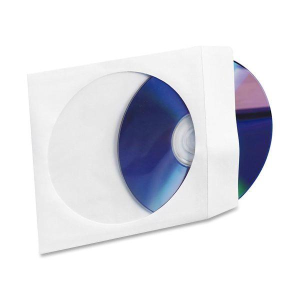 CD/DVD White Window Envelopes 100/Box