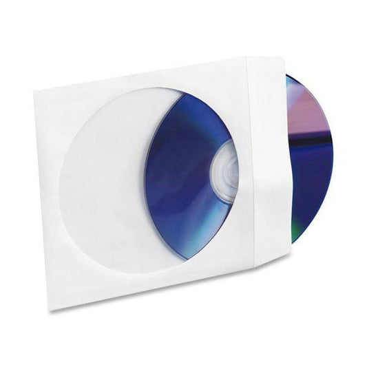 CD/DVD White Window Envelopes