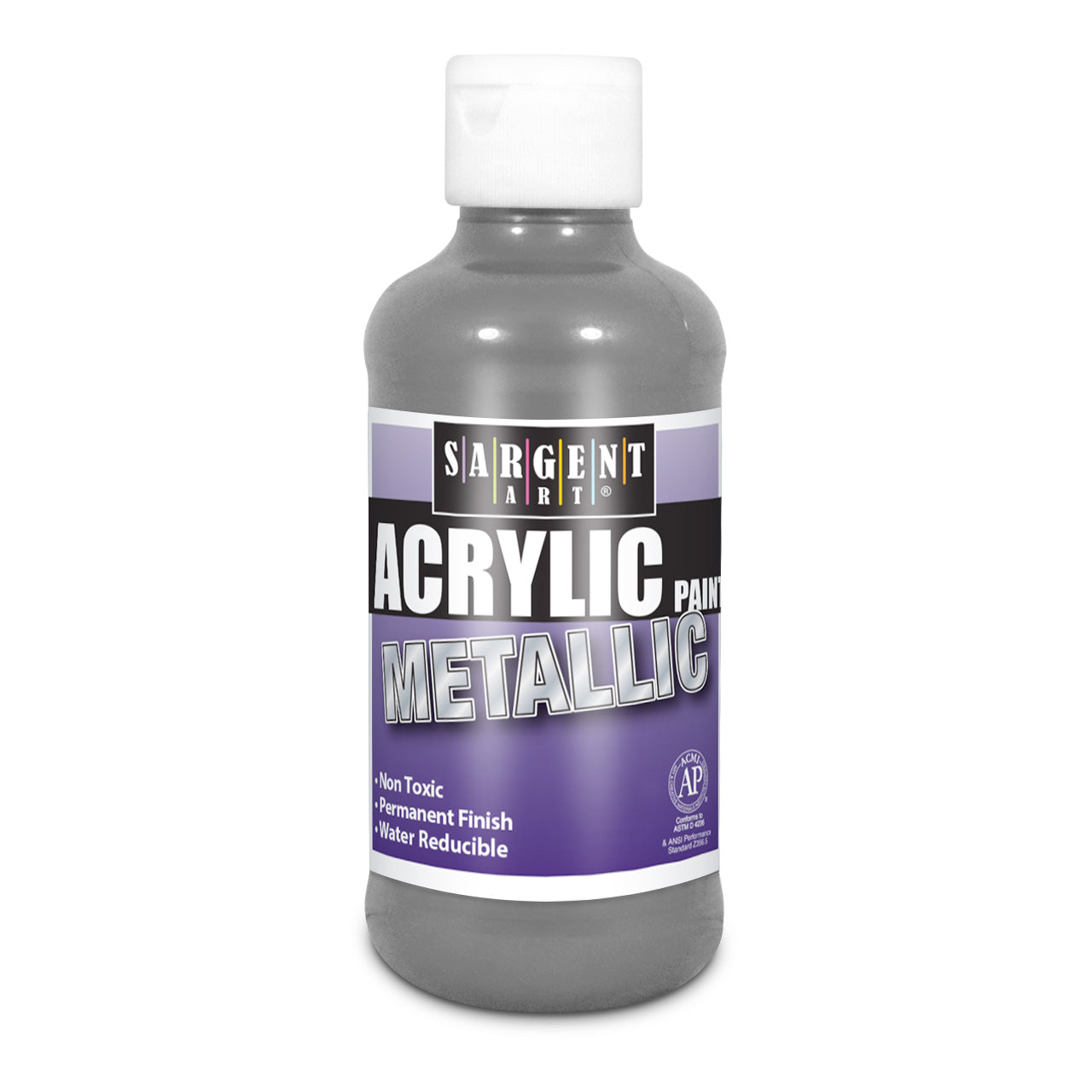 8oz Metallic Paint Silver