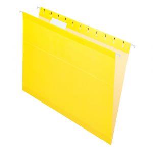 Hanging File Folders, Yellow 25 Pack