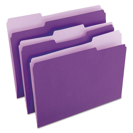 Purple File Folder 100 Pack