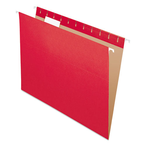 Hanging File Folders, Red 25 Pack