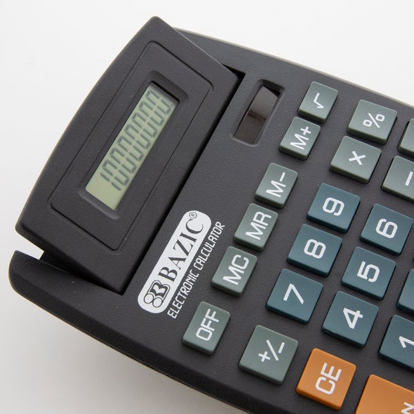 Desktop Calculator Large 8-Digit w/ Adjustable Display