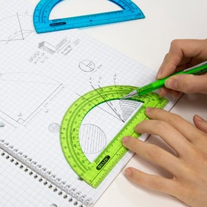 Assorted Color Semicircular 6" Protractor Color may vary
