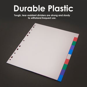 Dividers w/ 10-Insertable Color Tabs