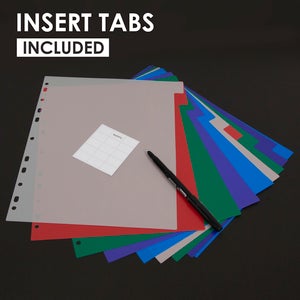 Dividers w/ 10-Insertable Color Tabs