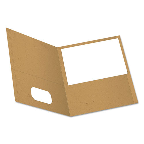 2-Pockets Paper Folder Natural 25/Box