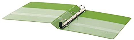 Heavy-Duty View 3-Ring Binder, 1" D-Rings Army Green